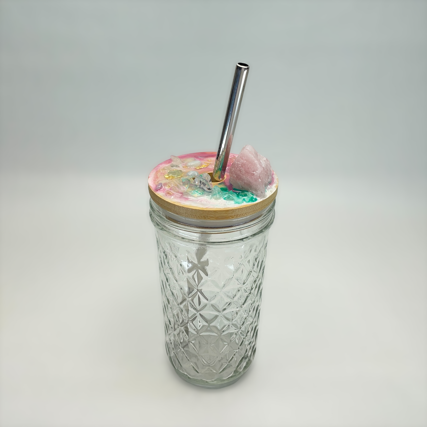 Cotton Candy Crystal Tumbler