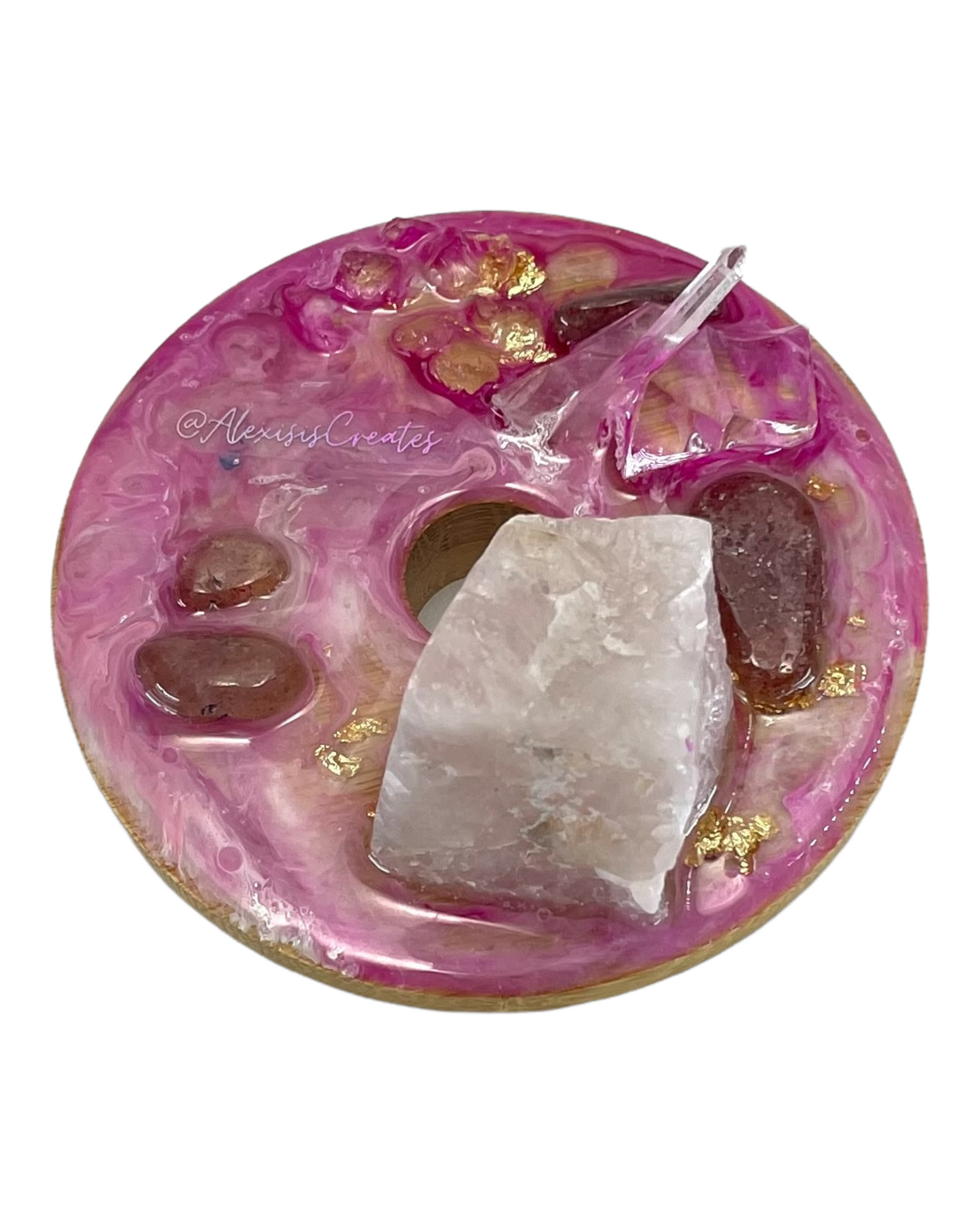 Rose Quartz Crystal Tumbler