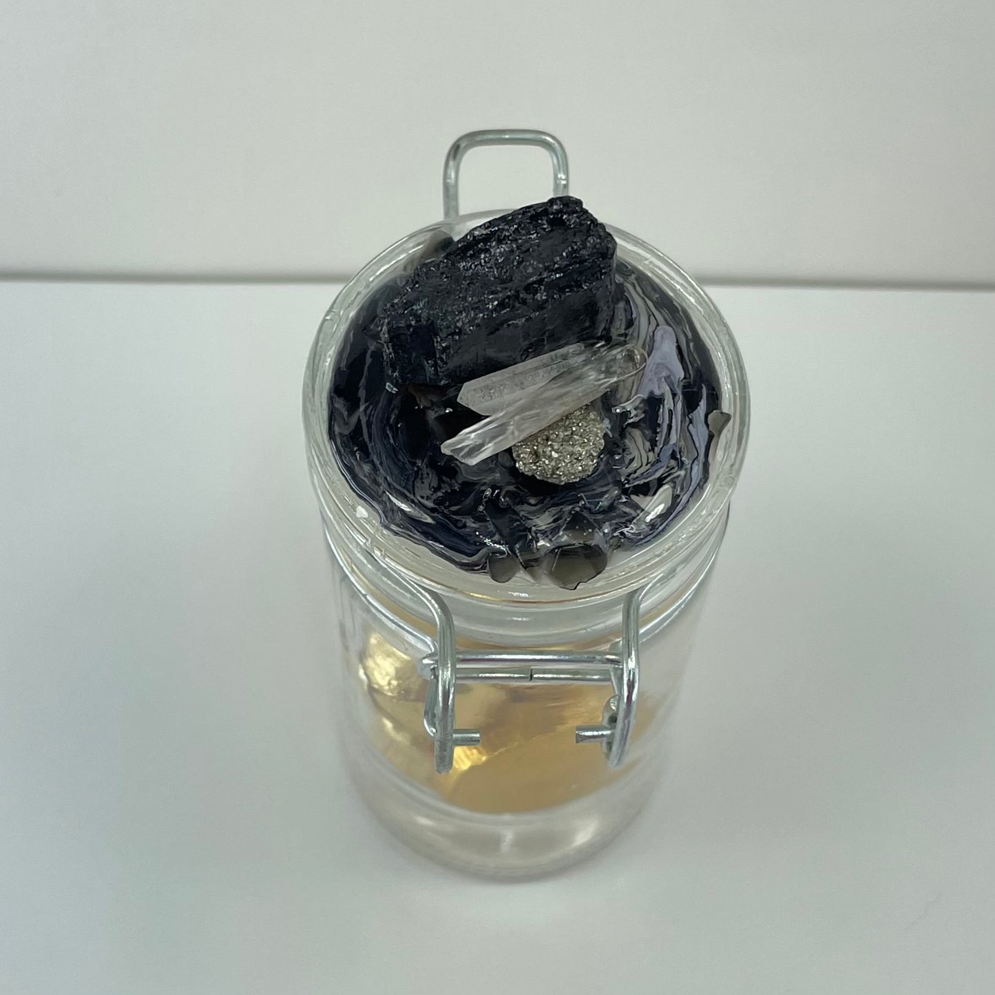 Mini Black Tourmaline Jar