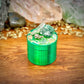 Mini Luxe Green Fluorite Crystal Grinder