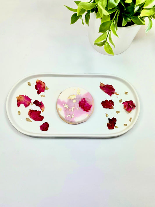 Rose Quartz Crystal Goat Milk Soap